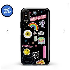 Casely Bold Stuck On U Festival Sticker iPhone X Case